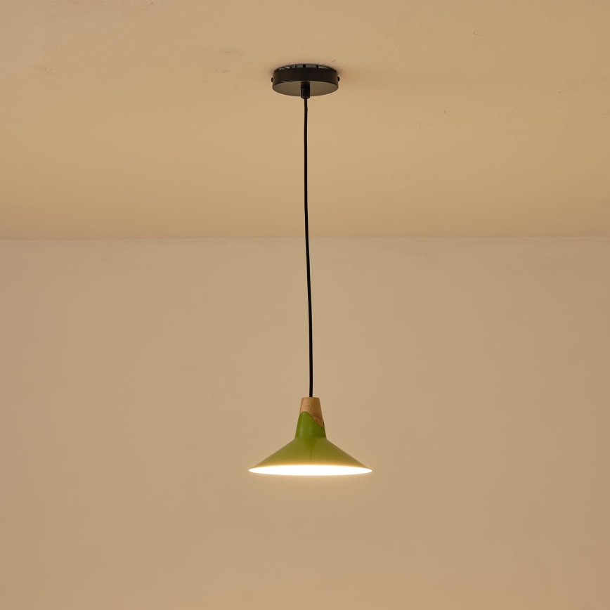 Pendel 1xE27/15W/230V grøn