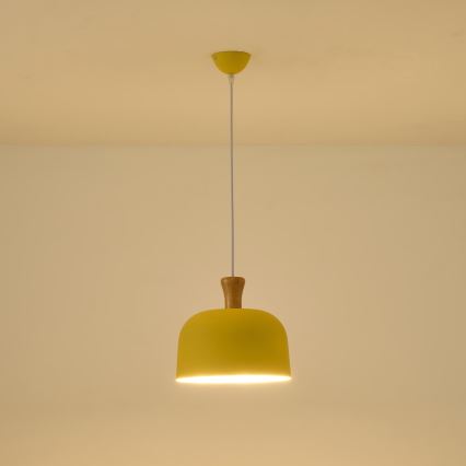 Pendel 1xE27/15W/230V gul