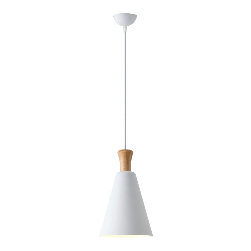 Pendel 1xE27/15W/230V hvid diameter 20 cm