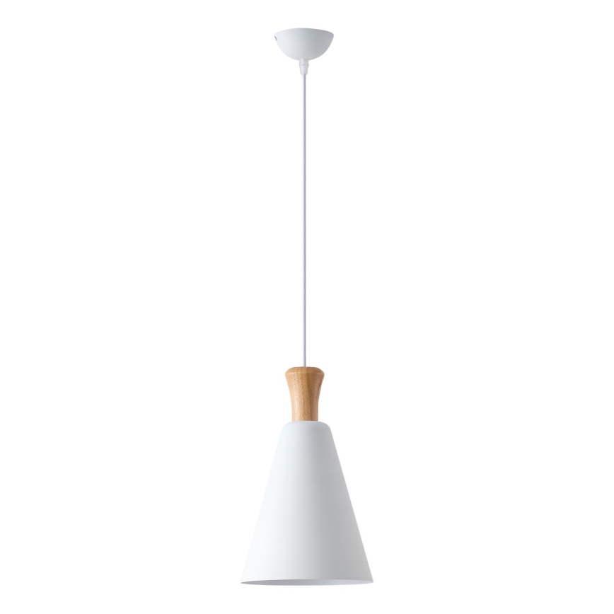 Pendel 1xE27/15W/230V hvid diameter 20 cm