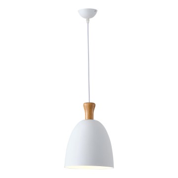 Pendel 1xE27/15W/230V hvid diameter 23 cm