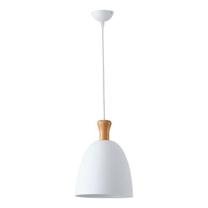 Pendel 1xE27/15W/230V hvid diameter 23 cm