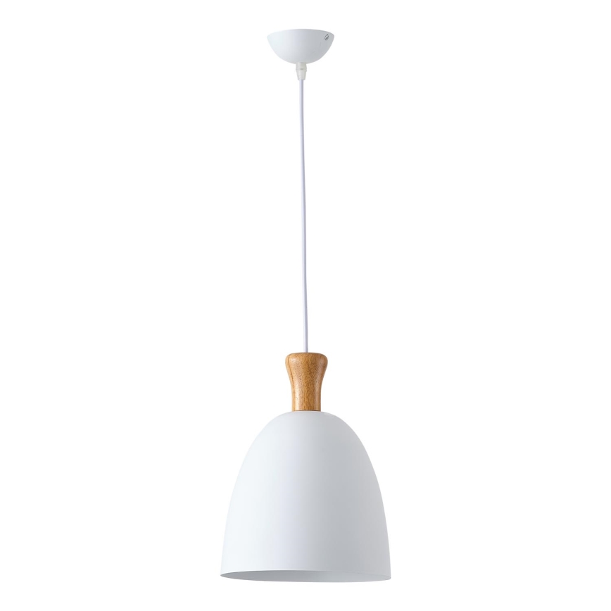 Pendel 1xE27/15W/230V hvid diameter 23 cm