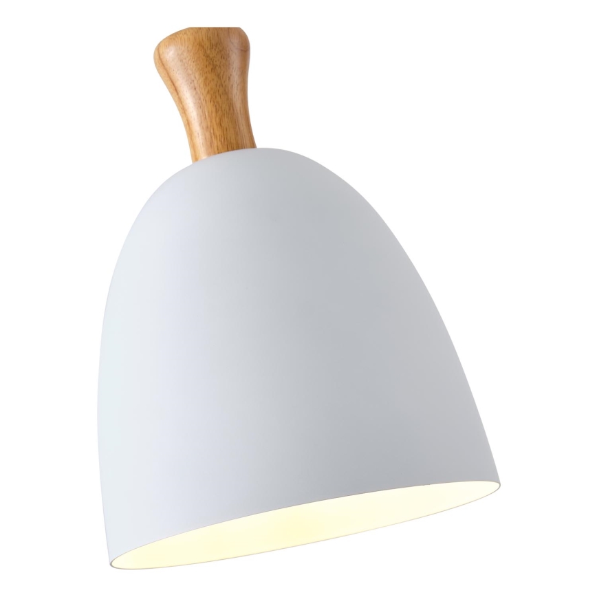 Pendel 1xE27/15W/230V hvid diameter 23 cm