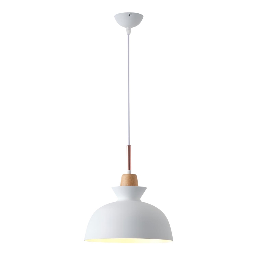 Pendel 1xE27/15W/230V hvid diameter 28 cm