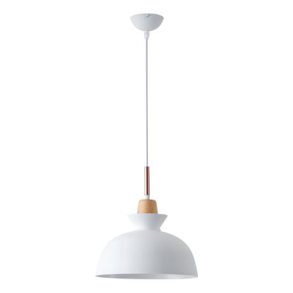 Pendel 1xE27/15W/230V hvid diameter 28 cm