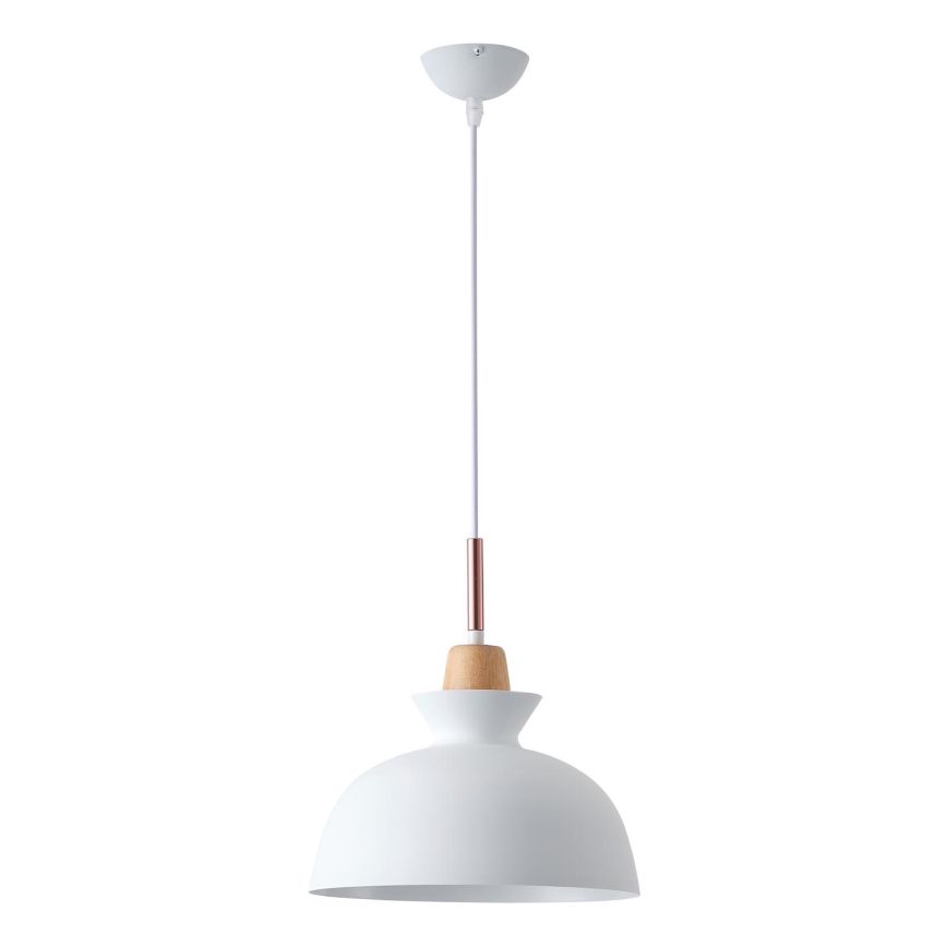 Pendel 1xE27/15W/230V hvid diameter 28 cm