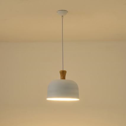 Pendel 1xE27/15W/230V hvid