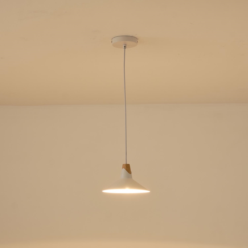 Pendel 1xE27/15W/230V hvid