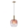 Pendel 1xE27/15W/230V rød/røget diameter 20 cm