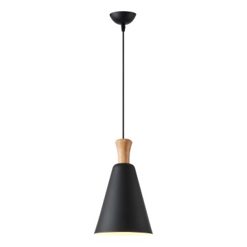 Pendel 1xE27/15W/230V sort diameter 20 cm