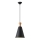 Pendel 1xE27/15W/230V sort diameter 20 cm