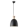 Pendel 1xE27/15W/230V sort diameter 23 cm