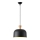 Pendel 1xE27/15W/230V sort diameter 27 cm