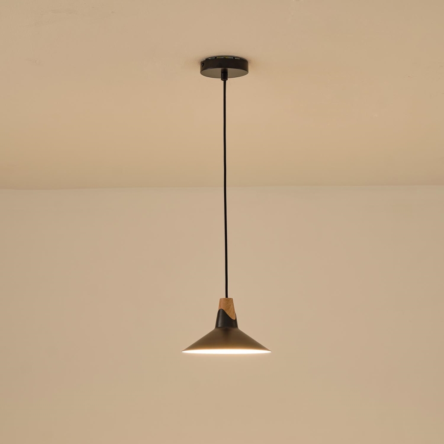 Pendel 1xE27/15W/230V sort