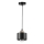Pendel 1xE27/35W/230V diameter 12 cm sort/guldfarvet
