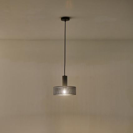 Pendel 1xE27/40W/230V sort