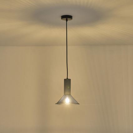 Pendel 1xE27/40W/230V sort