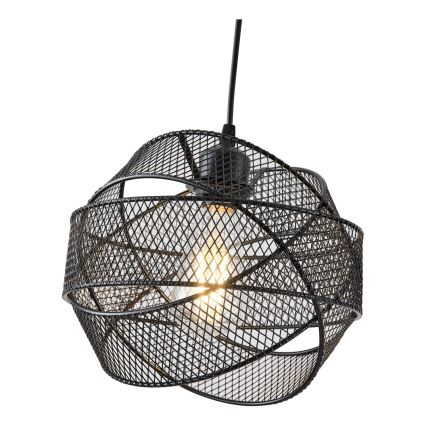 Pendel 1xE27/40W/230V sort
