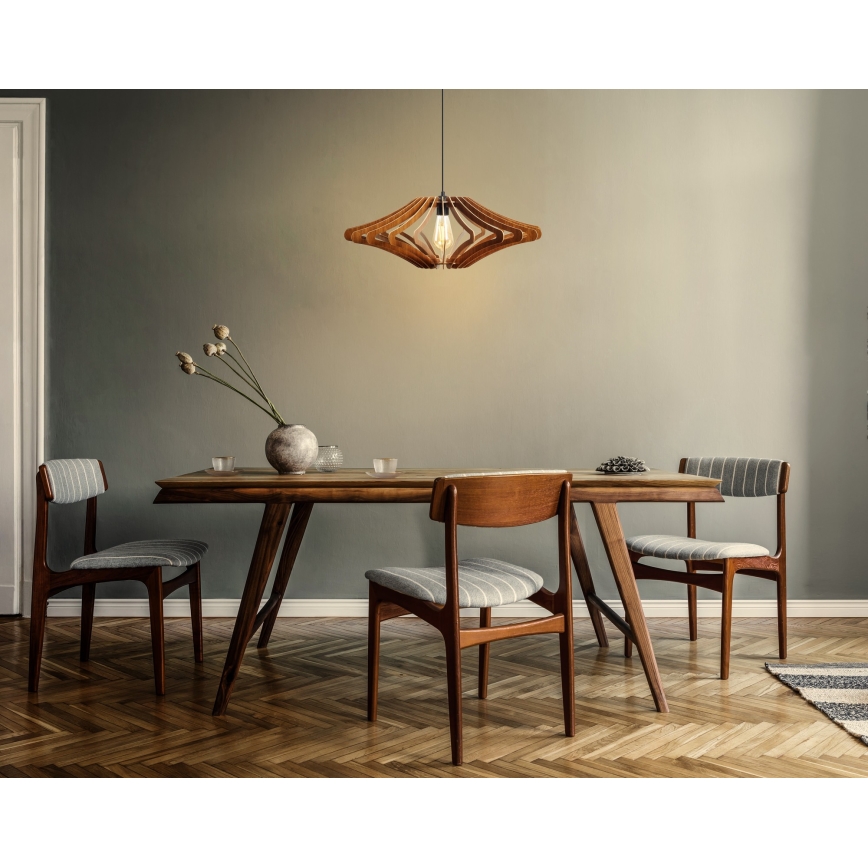 Pendel 1xE27/60W/230V diam. 47 cm brun
