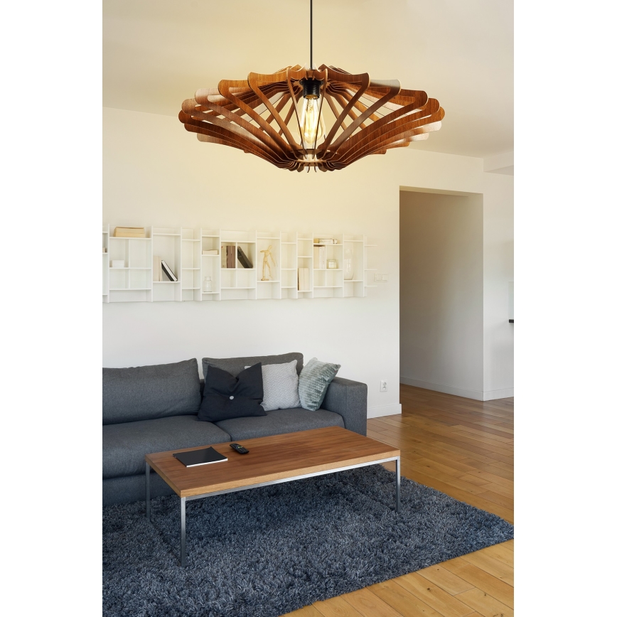 Pendel 1xE27/60W/230V diam. 47 cm brun