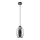 Pendel 1xE27/60W/230V diameter 16 cm sort