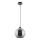 Pendel 1xE27/60W/230V diameter 20 cm sort