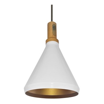 Pendel 1xE27/60W/230V diameter 23 cm hvid