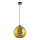 Pendel 1xE27/60W/230V diameter 30 cm guldfarvet