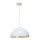 Pendel 1xE27/60W/230V diameter 30 cm hvid