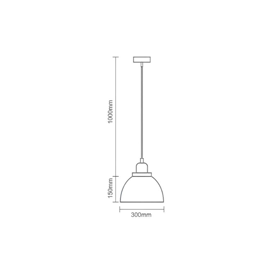 Pendel 1xE27/60W/230V diameter 30 cm