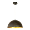 Pendel 1xE27/60W/230V diameter 30 cm sort