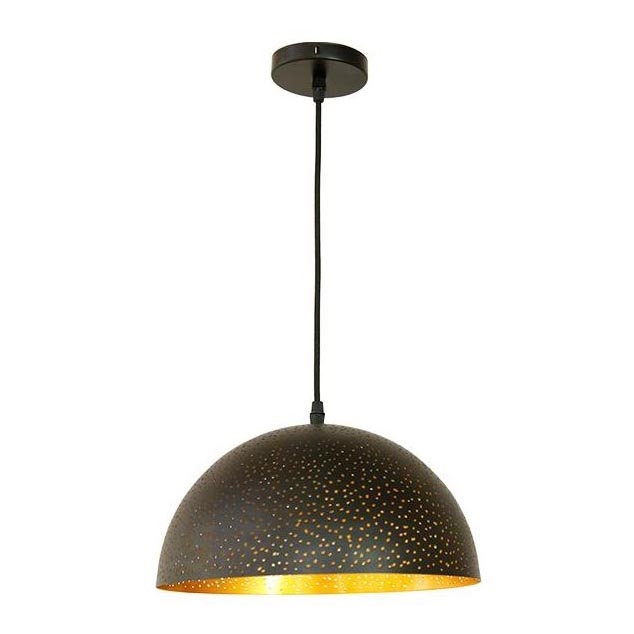 Pendel 1xE27/60W/230V diameter 30 cm sort