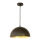 Pendel 1xE27/60W/230V diameter 30 cm sort