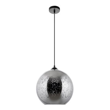 Pendel 1xE27/60W/230V diameter 30 cm sort