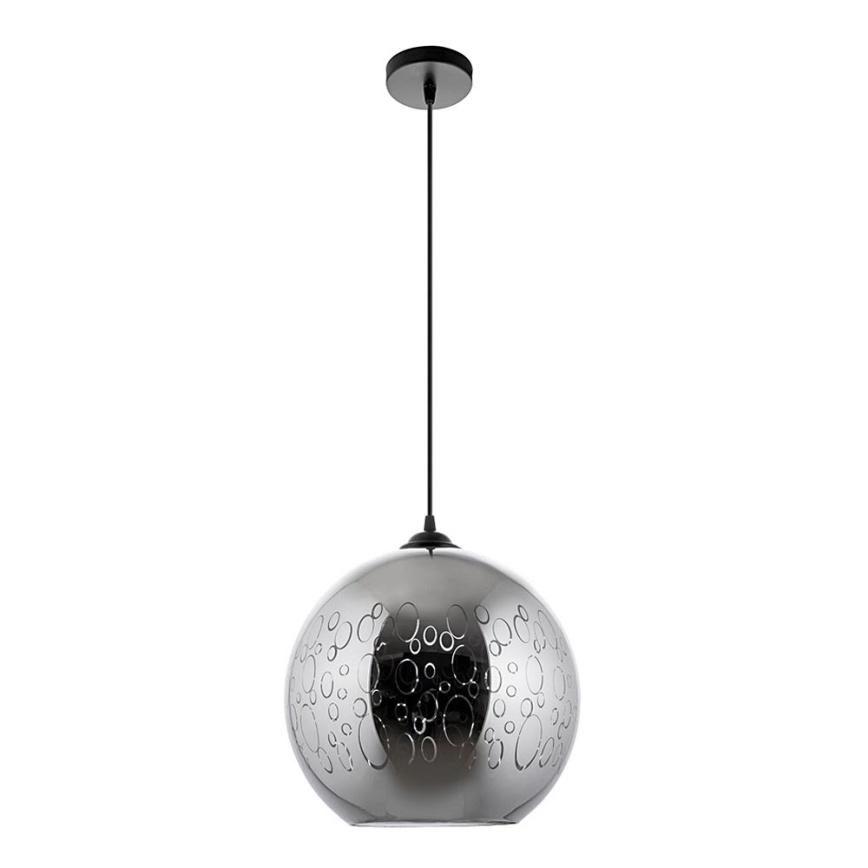 Pendel 1xE27/60W/230V diameter 30 cm sort