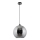 Pendel 1xE27/60W/230V diameter 30 cm sort