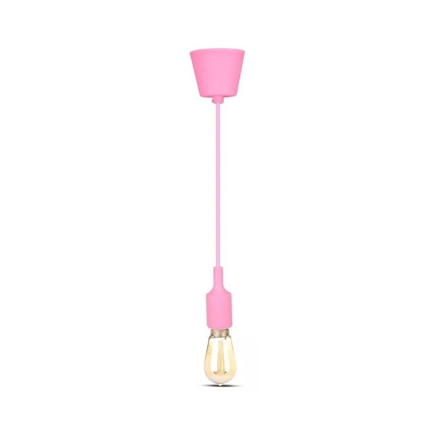 Pendel 1xE27/60W/230V pink