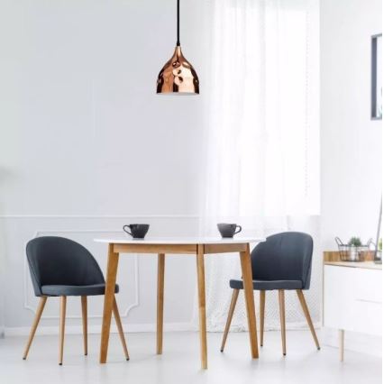 Pendel 1xE27/60W/230V rosenguld