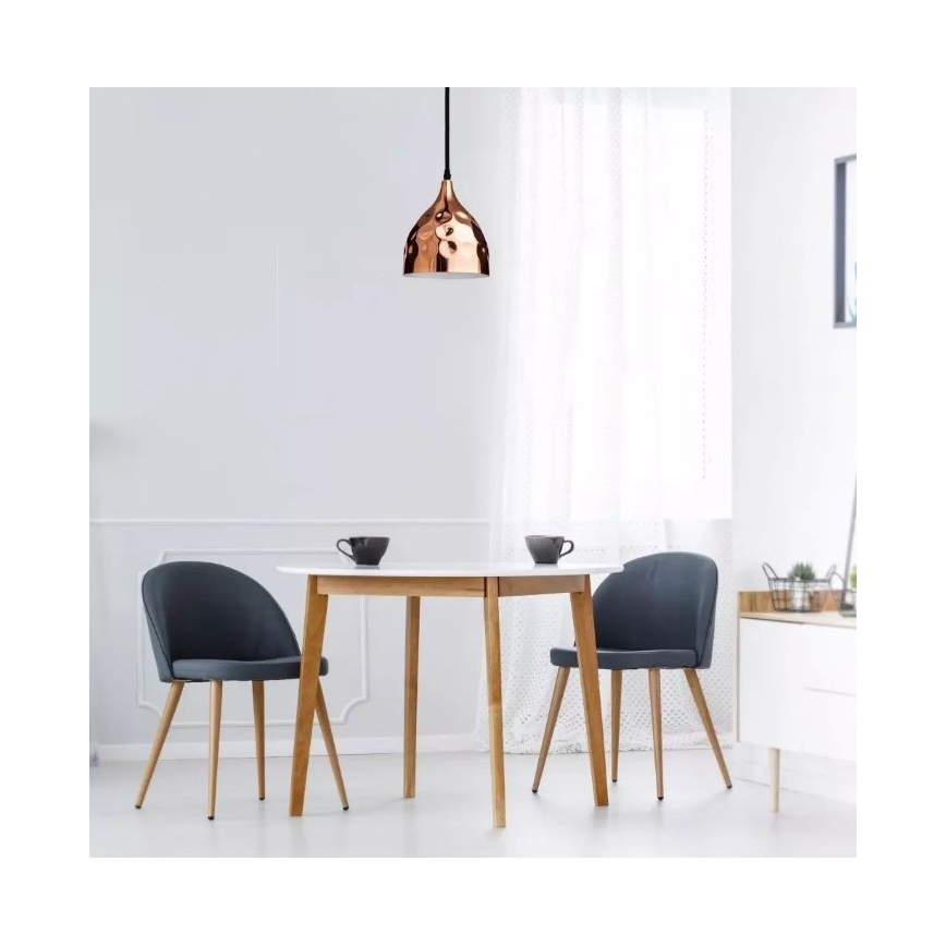Pendel 1xE27/60W/230V rosenguld