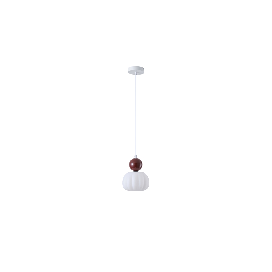 Pendel 1xG9/7W/230V hvid/brun