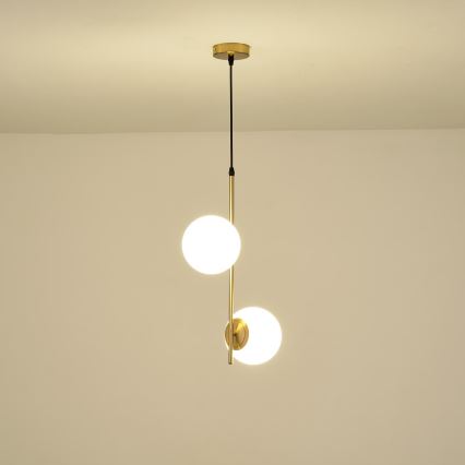 Pendel 2xE27/40W/230V messing