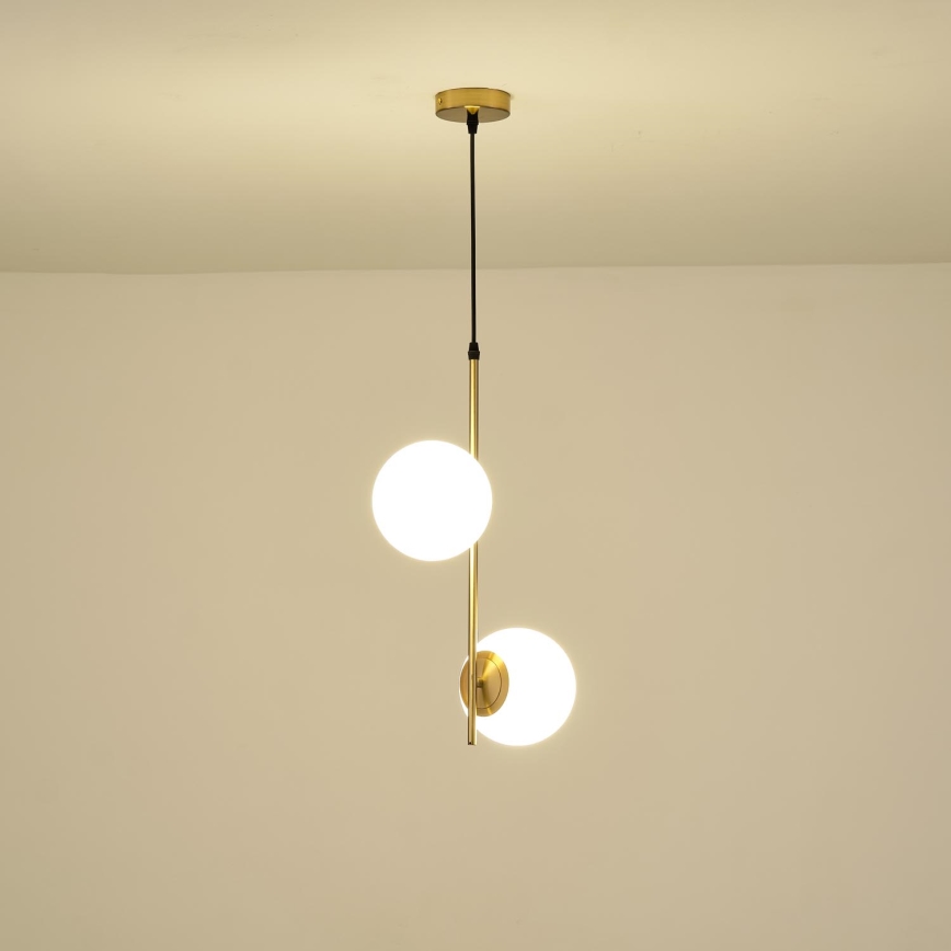 Pendel 2xE27/40W/230V messing