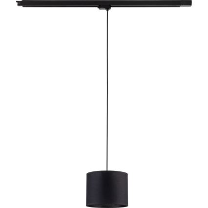 Pendel til skinnesystem 3-faset TRACER 1xE27/15W/230V diameter 20 cm sort