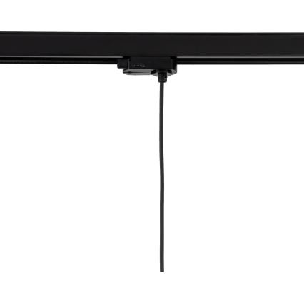 Pendel til skinnesystem 3-faset TRACER 1xE27/15W/230V diameter 38 cm sort/grå