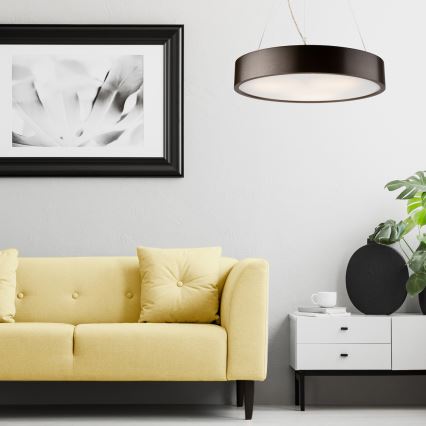 Pendel 3xE27/60W/230V ø 47 cm fyrretræ