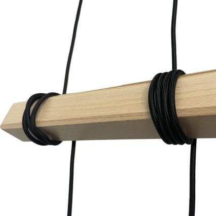 Pendel 4xE27/60W/230V sort