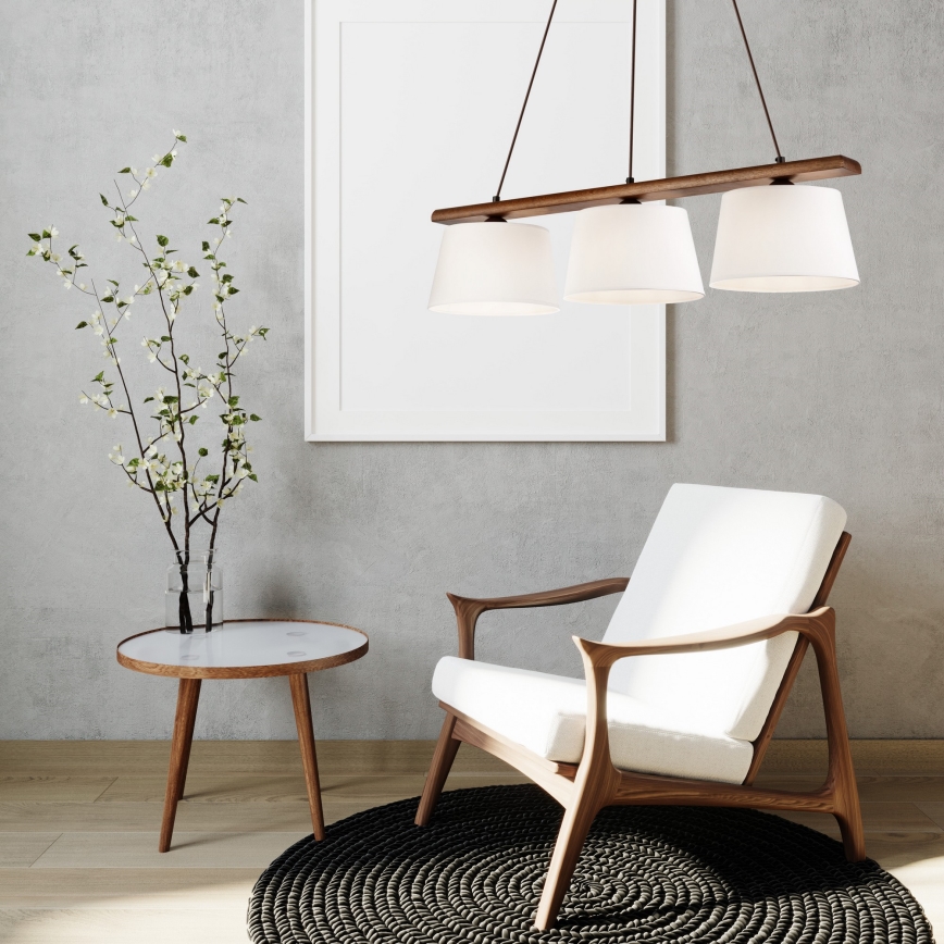 Pendel AIDA 3xE27/60W/230V - FSC certificeret