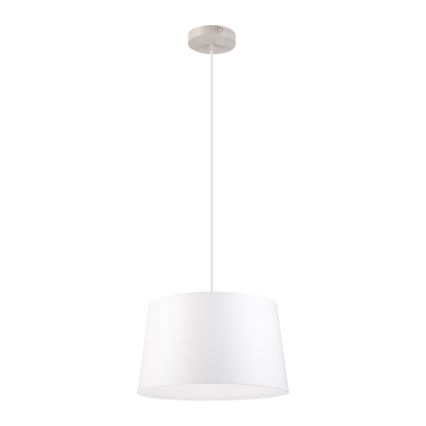 Pendel AIDA med wireophæng, 1x E27/60W/230V, Ø 35 cm, egetræ/hvid