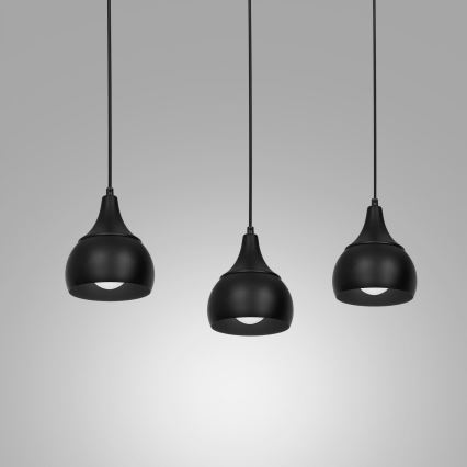 Pendel AKTAN 3xE27/60W/230V sort